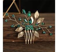 Bridal Hair Comb For Women Pearl Rhinestone Flower Hair Clip Wedding Accessories Vintage Headpiece EN8 Hair Combs