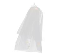 Bridal Headdress Pet Veil Headdress for Dogs Cats Decorative Dog Wedding Veil Lightweight for Parties