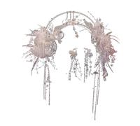 Bridal Headwear Headband Saint's Crown Fringe Wedding Accessories