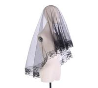 Bridal Mantilla For Bachelorette Party Hen Tulle Wedding Double/Single Layer Veil Head