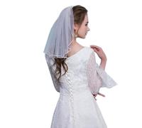 Bridal Pearl Veil on Comb - Hen Party Veil for Bachelorette Decorations Bridal Shower Wedding Engagement
