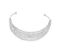 Bridal Rhinestone Crown Headband Elegant Wedding Tiara for Women Stunning Hair Accessories for Brides for Special Occasions and Unforgettable Memories