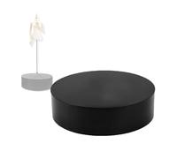 Bridal Shop Platform Base Display Pedestals Stand Showcase Round Risers Model Collectibles Clothing Store，Round Cylinder Pedestal Stands for Mannequins - 40x40cm Black Display Base for Colle