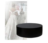 Bridal Shop Round Display Pedestal Stand - Elegant Cylinder Base for Event Decor Model Show Clothing Display and Showcase Staging - Perfect for Wedding and Boutique Presentations