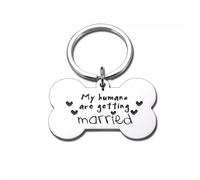 Bridal Shower Gifts for Bride to Be Wedding Gifts for Couple Getting Married Engagement Gifts for Women Funny Dog Tags for Pets Dog Lovers Owner Pet Accessories for Cat Dog Dad Mom Bride to be Gifts