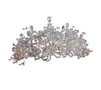 Bridal Tiara Handmade Beaded Crystal Headband Wedding Dress Accessories