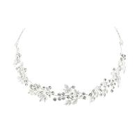 Bridal Tiara Headband with Shiny Rhinestones for Wedding Hair Accessories - Charming and Delicate Design, Comfortable to Wear - Perfect for Bride, Prom, and - A