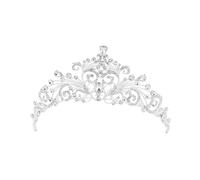 Bridal Veil Bachelorette Party Rhinestone Crystal Headband Wedding Crown for Queen