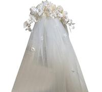 Bridal Veil Women Simple Tulle Short Bachelorette Party Hen Party Hen Do Wedding Veil With Comb Korean-style