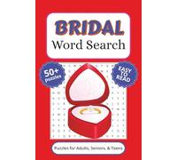 Bridal Word Search Puzzle Book: Word Search with Easy to Read Print about Bridal themes, Weddings, Bridal Showers, and More (6x9 inches, 110 pages) ... Gift for Vacations, Holidays, and Free Times.
