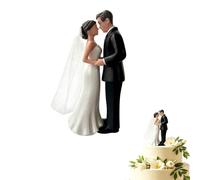 Bride and Groom Figures Cake Topper Wedding Cake Decoration for Anniversary