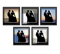 Bride and Groom Romantic Card Making Toppers Craft Embellishments x 5