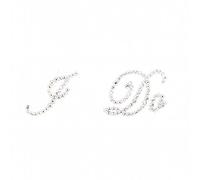 Bride Boutique I Do Wedding Shoe Stickers Crystal Diamante Rhinestone I Do Shoe Sticker (Silver)