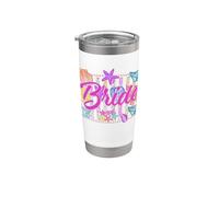 Bride Coastal Bachelorette Beach Summer Bach Stainless Steel Insulated Tumbler