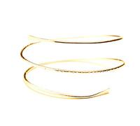 Bride Costume for Women Armlet Curve Upper Armband Fashion Punk Bangle Bar Arm Open Cuff Geo Other Tassel Drop Earrings for Women (Gold, One Size)