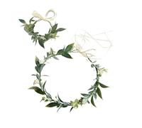 Bride Flower Crowns For Wedding Floral Garlands Hair Wreath Bright Color Flower Headbands Women Bride Headwear