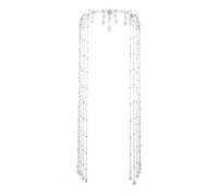 Bride Forehead Chain Tassels Design Headband With Flower Pendant Personality Design Water Drop Pendant Hair Accessories