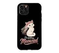 Bride Getting Meowied Funny Cat Wedding Future Mrs Gift Case for iPhone 11 Pro