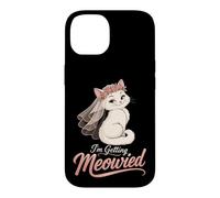 Bride Getting Meowied Funny Cat Wedding Future Mrs Gift Case for iPhone 14