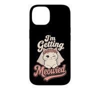 Bride Getting Meowied Funny Cat Wedding Future Mrs Gift Case for iPhone 14