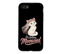 Bride Getting Meowied Funny Cat Wedding Future Mrs Gift Case for iPhone SE (2020) / 7/8