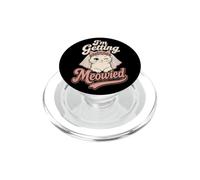 Bride Getting Meowied Funny Cat Wedding Future Mrs Gift PopSockets PopGrip for MagSafe