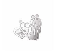 Bride Groom Metal Cutting Dies Stencil Scrapbooking Album Stamp Paper Metal Cutting Die Stencils