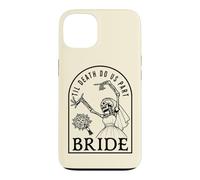 Bride Groom Til Death Do Us Part Skeleton Halloween Matching Case for iPhone 13