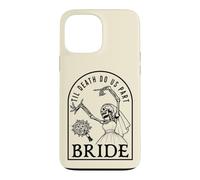 Bride Groom Til Death Do Us Part Skeleton Halloween Matching Case for iPhone 13 Pro Max