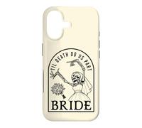 Bride Groom Til Death Do Us Part Skeleton Halloween Matching Case for iPhone 17