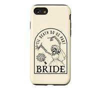Bride Groom Til Death Do Us Part Skeleton Halloween Matching Case for iPhone SE (2020) / 7/8