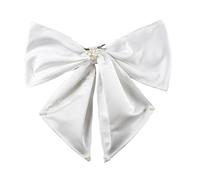 Bride Hairpin With Pearls Bowknot For Girls Balletcore Ribbon Bow For Pageant Prom Princess Hair Accessories Stage Props