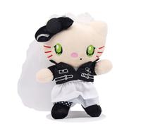 (Bride KT) Childs Play Ghost Bride Hello Kitty Horror Plush Toy For Decorations Halloween