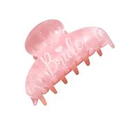 Bride Lettering Print Hair Claw Clip For Bride Wedding Party Accessories Strong Grip Spring Hair Claw For Formal Event
