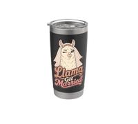 Bride Llama Get Married Funny Wedding Future Mrs Gift Stainless Steel Insulated Tumbler