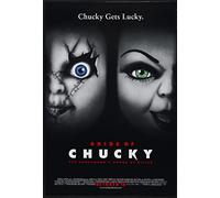 Bride Of Chucky Cult Vintage Horror Film Movie Poster Print 1998 (A3 Framed - White Frame)