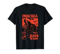 Bride of Frankenstein Dracula Blood is Life T-Shirt