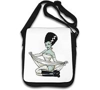 Bride of Frankenstein Pin Up Girl Monster Shoulder Bag White One Size