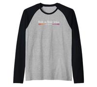 Bride on Bride Action Lesbian Pride, Funny Getting Hitched Raglan Baseball Tee