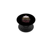 Bride On Cloud Wine Bachelorette Party Wine Lover PopSockets Adhesive PopGrip