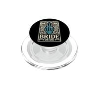 Bride Or Die Retro Halloween Bachelorette Matching Hen Do PopSockets PopGrip for MagSafe