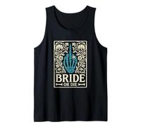 Bride Or Die Retro Halloween Bachelorette Matching Hen Do Tank Top