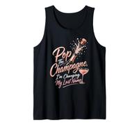 Bride Pop The Champagne Changing My Last Name Wedding Gift Tank Top