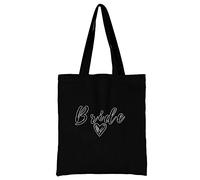 Bride Printed Canvas reusable grocery bags, Foldable Casual Travel HandBag, Shoulder Beach Tote Bags, Shopper bag eco friendly super strong washable Storage bags Shopping bag Canvas bag for Women