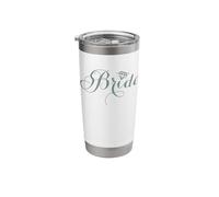 Bride Sage Green Bachelorette Party Cute Stainless Steel Insulated Tumbler