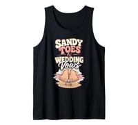 Bride Sandy Toes Wedding Vows Beach Future Mrs Gift Tank Top