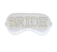 Bride Sleep Eye Mask Pearls Eye Mask Bride to Be Gifts Soft Bridal Blindfold Eye Cover for Sleeping Wedding Bachelorette Hen Party Y7ZZXNYZ
