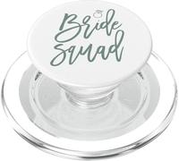 Bride Squad Sage Green Script Wedding Party PopSockets PopGrip for MagSafe