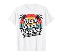 Bride Squad Vacation 2026 Final Fling Bachelorette Trip T-Shirt