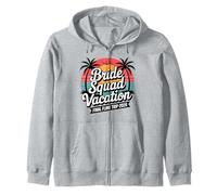 Bride Squad Vacation 2026 Final Fling Bachelorette Trip Zip Hoodie
